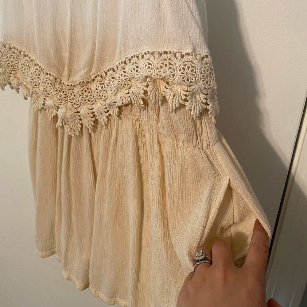 Ombre Lace Pink & Cream Romper - Medium 🪷 - Picture 4 of 6